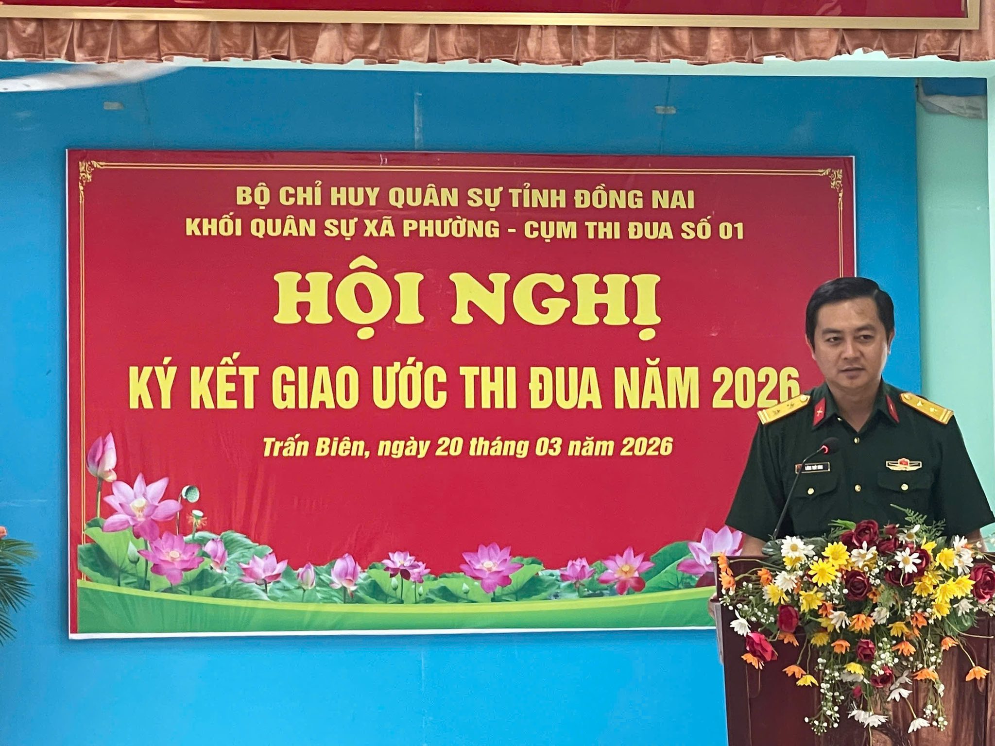 Hội nghị ký kết giao ước thi đua năm 2026.