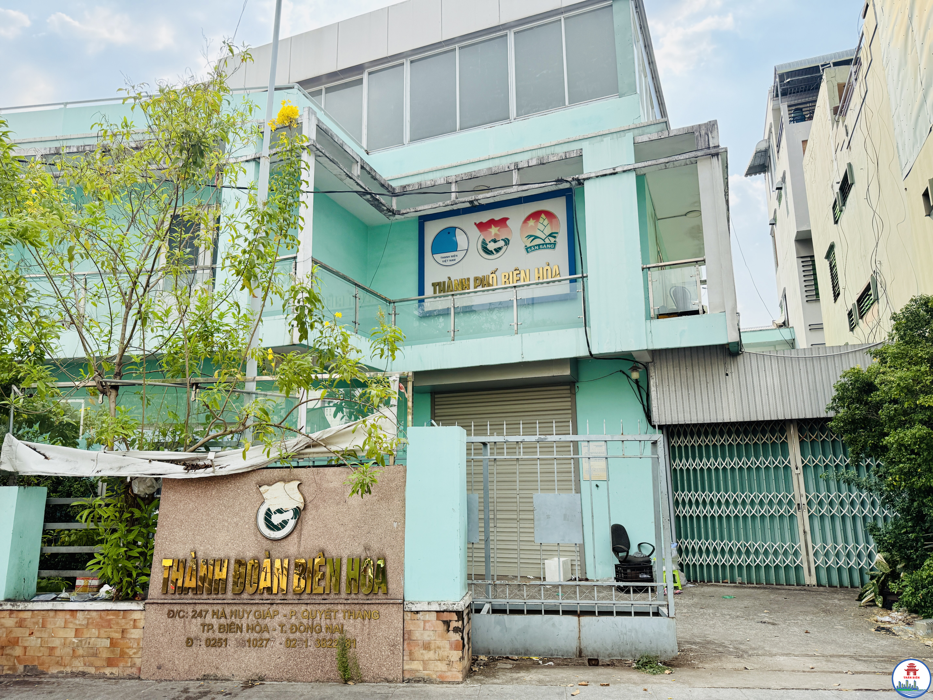 Trụ sở Thành đoàn Biên Hòa (cũ) trên đường Hà Huy Giáp, phường Trấn Biên