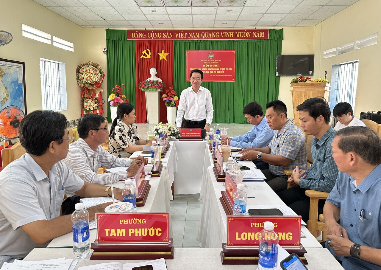 Cụm thi đua số 1 Hội Nông dân tỉnh Đồng Nai ký kết thi đua năm 2026