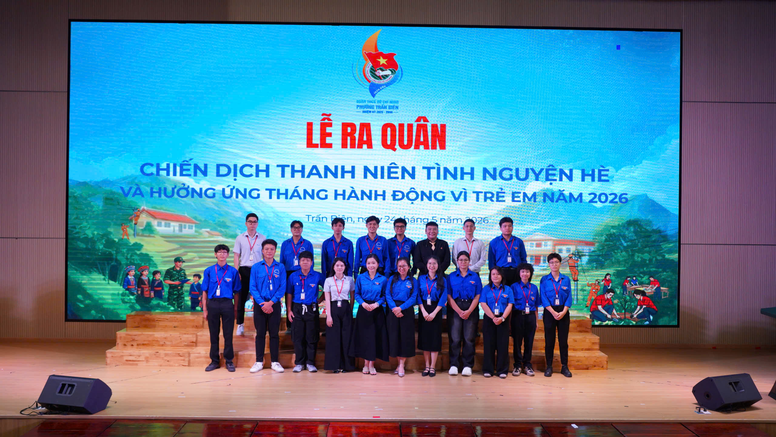ĐOÀN PHƯỜNG TRẤN BIÊN RA QUÂN CHIẾN DỊCH THANH NIÊN TÌNH NGUYỆN HÈ VÀ THÁNG HÀNH ĐỘNG VÌ TRẺ EM NĂM 2026