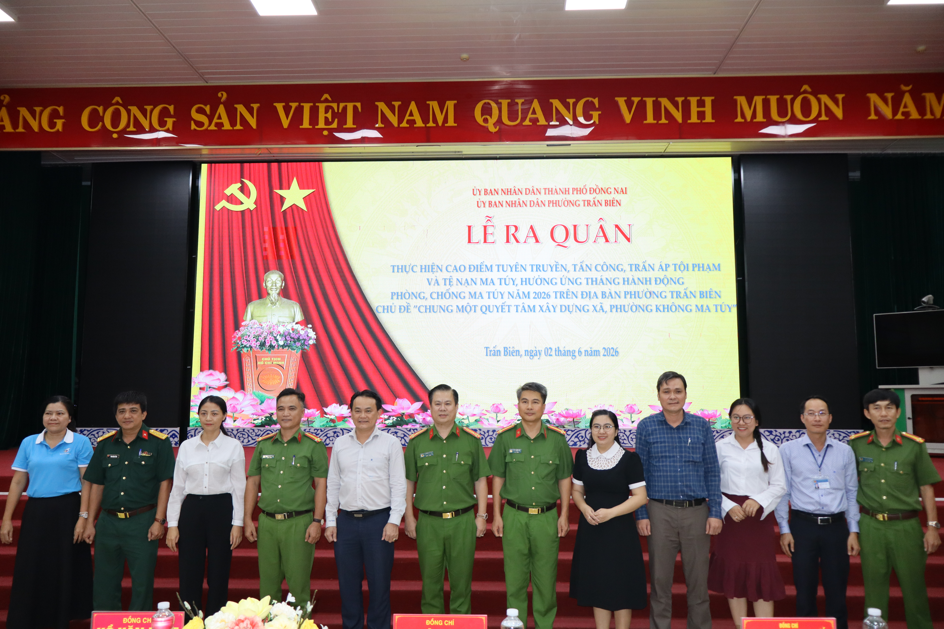 Phường Trấn Biên quyết tâm xây dựng địa phương không ma túy