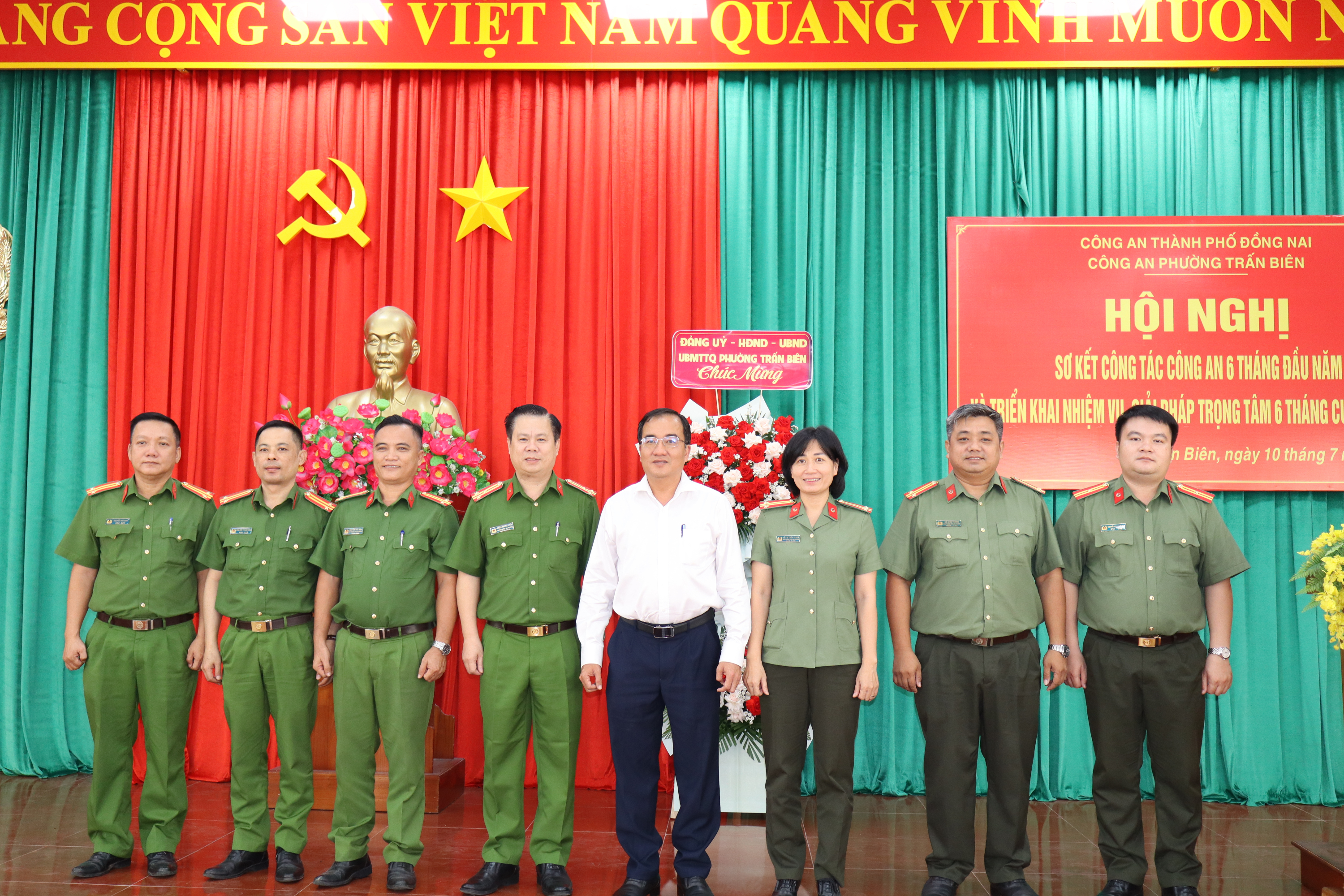 Phường Trấn Biên sơ kết công tác Công an 6 tháng đầu năm