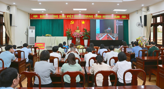 PHƯỜNG TRẢNG BOM TỔ CHỨC HỘI NGHỊ TUYÊN TRUYỀN CÔNG TÁC BIÊN GIỚI TRÊN ĐẤT LIỀN VIỆT NAM - CAMPUCHIA NĂM 2026