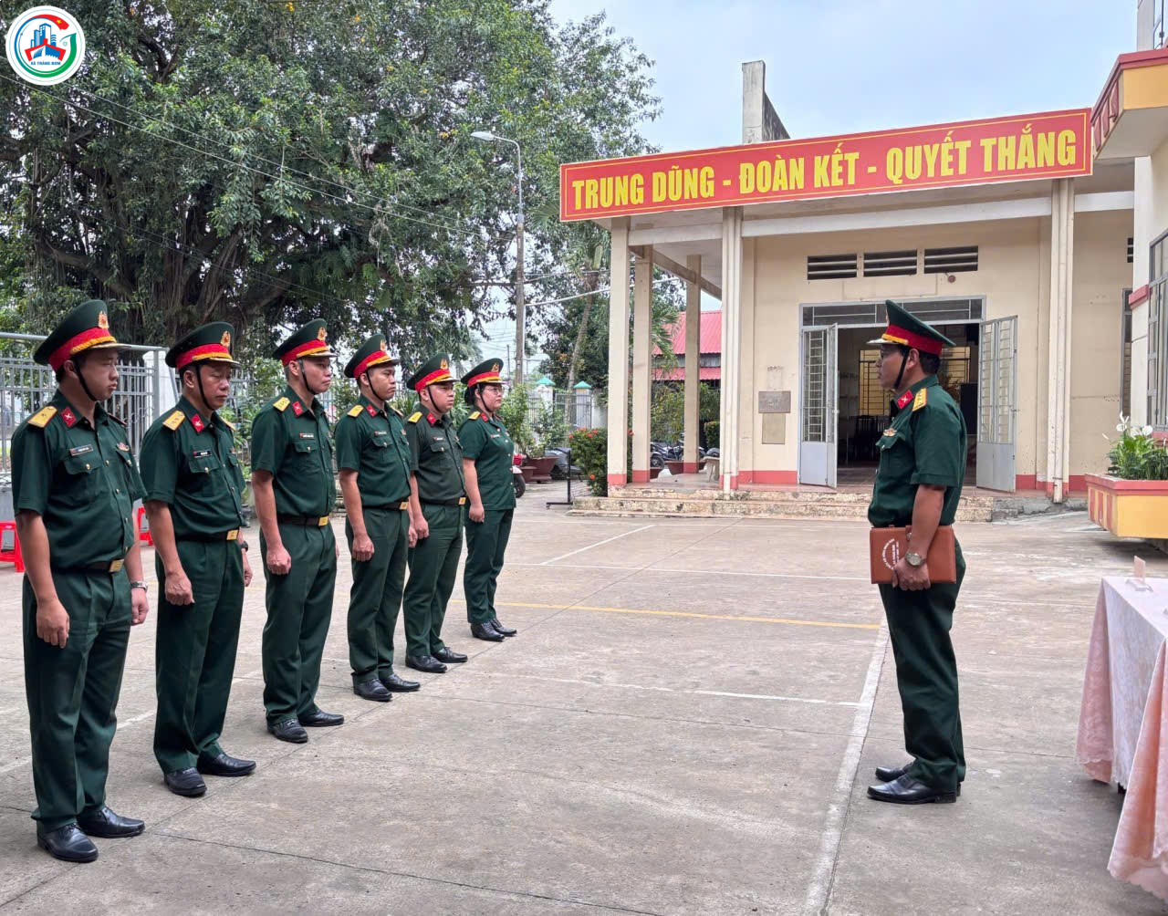 TỔ CHỨC KIỂM TRA ĐIỀU LỆNH ĐỘI NGŨ, THỂ LỰC NĂM 2026 ĐỐI VỚI SĨ QUAN, QUÂN NHÂN CHUYÊN NGHIỆP