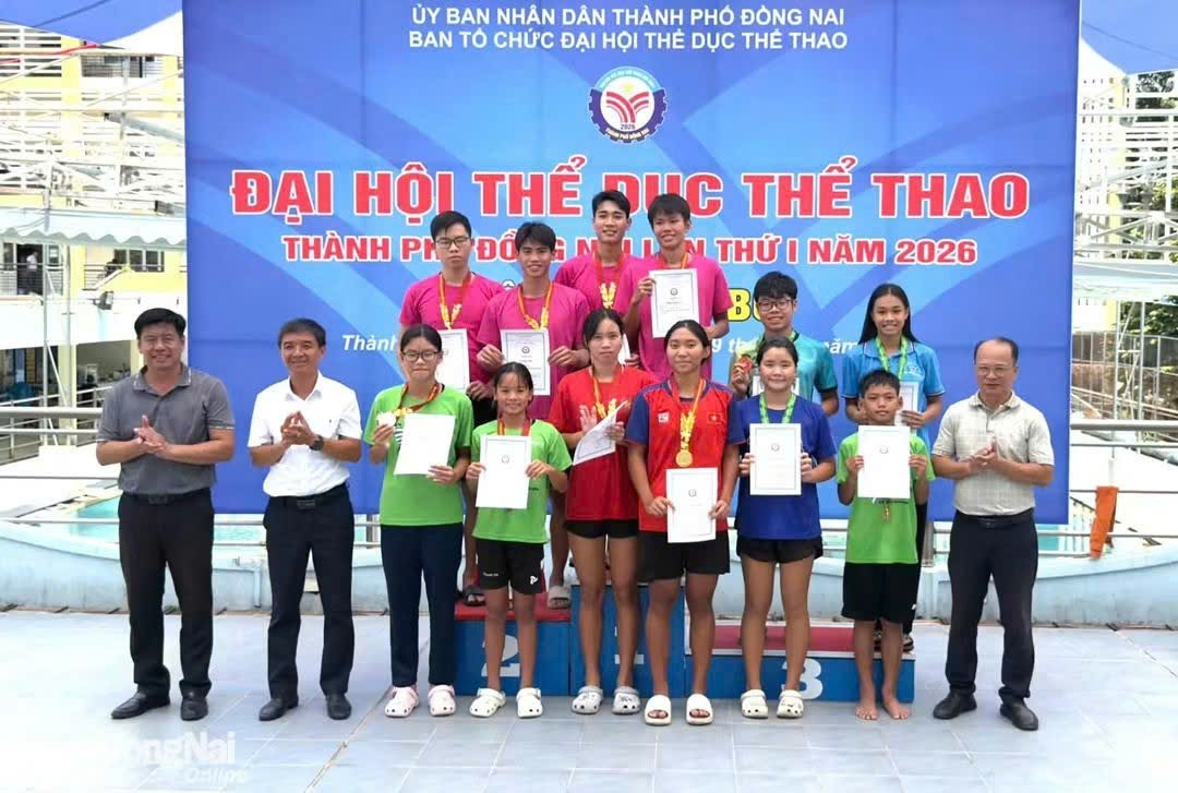 Phường Trảng Bom – Dấu ấn tại Đại hội Thể dục thể thao thành phố Đồng Nai lần thứ I năm 2026