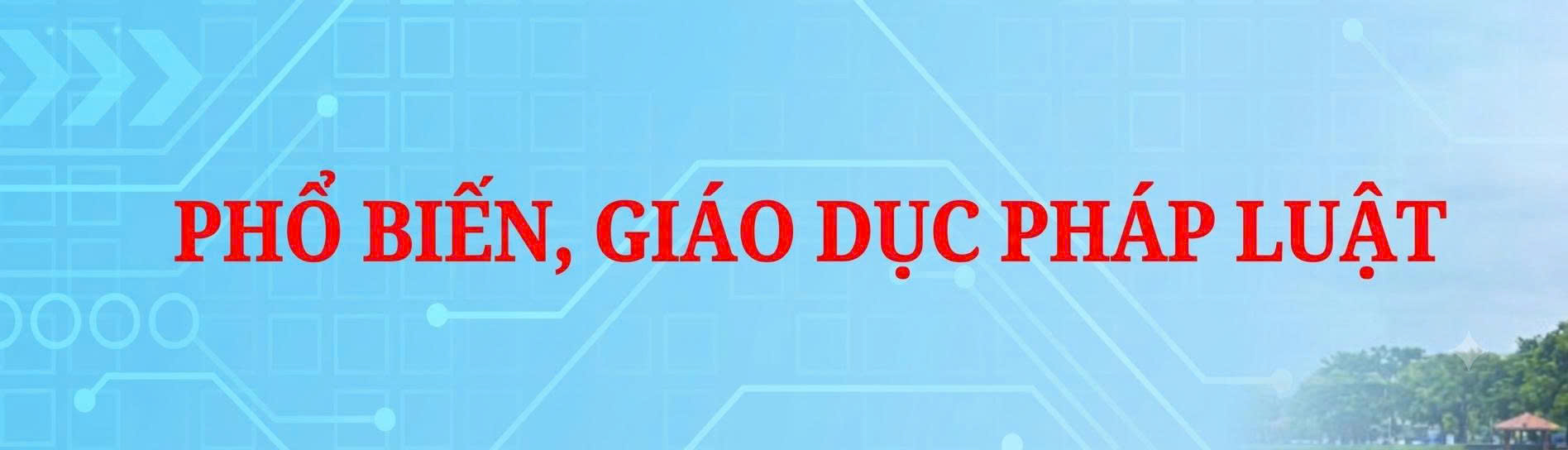 Phổ biến, giáo dục pháp luật