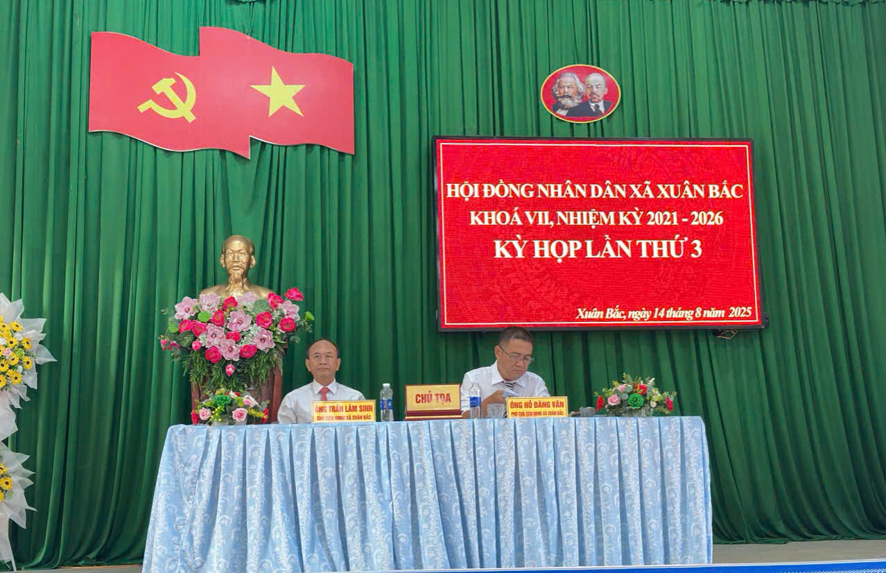 HĐND XÃ XUÂN BẮC TỔ CHỨC KỲ HỌP THỨ 3 (KỲ HỌP THƯỜNG LỆ GIỮA NĂM 2025)