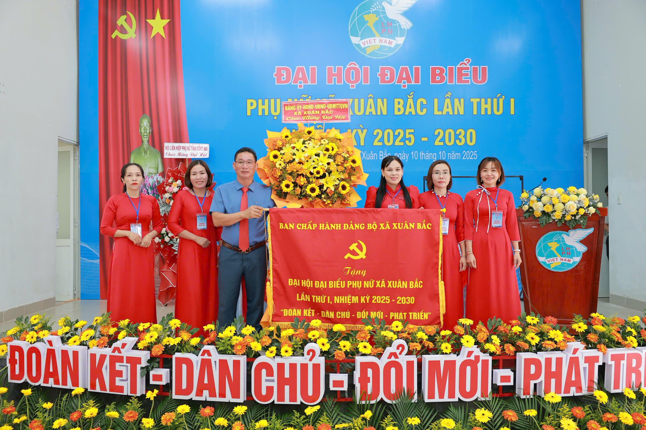 ĐẠI HỘI ĐẠI BIỂU PHỤ NỮ XÃ XUÂN BẮC LẦN THỨ I, NHIỆM KỲ 2025 - 2030: ĐOÀN KẾT, DÂN CHỦ, ĐỔI MỚI, PHÁT TRIỂN