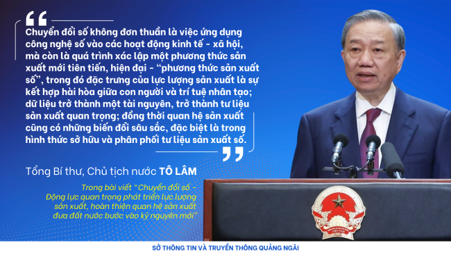 Tư duy đột phá của Tổng Bí thư Tô Lâm về chuyển đổi số và phương thức sản xuất mới