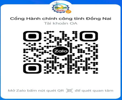 Sở Khoa học và Công nghệ triển khai thông báo trạng thái hồ sơ qua Zalo OA Cổng Hành chính công tỉnh Đồng Nai