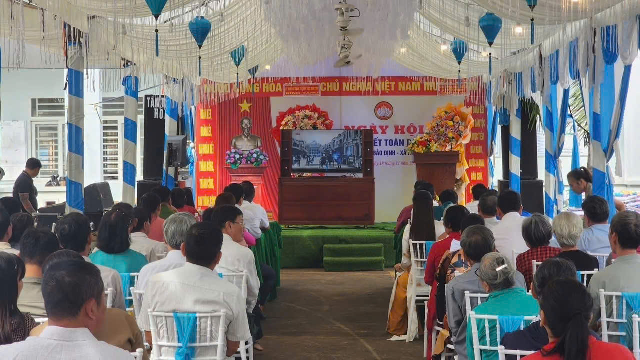 Ngày hội Đại đoàn kết toàn dân tộc tại Ấp Bảo Định năm 2025