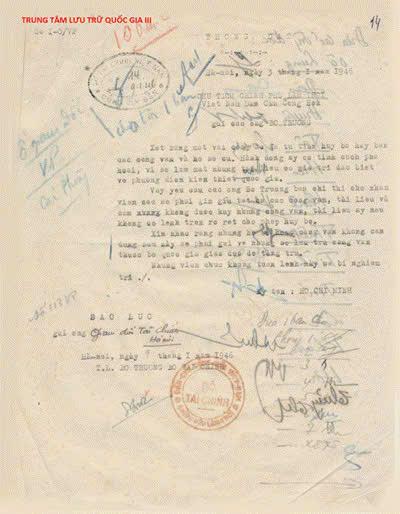 Thông đạt 1-C/VP ngày 03/01/1946 của Chủ tịch Hồ Chí Minh