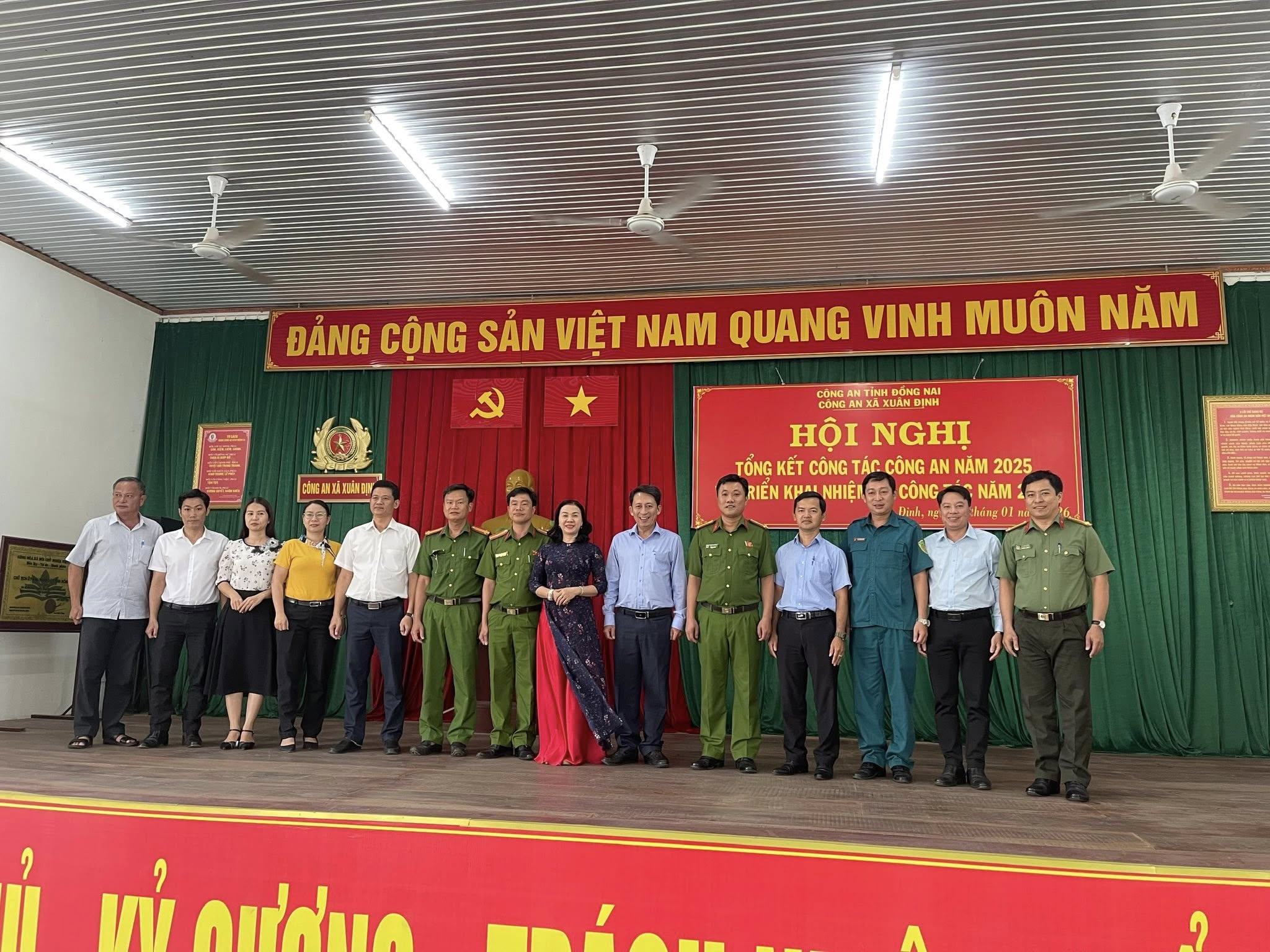 Công an xã Xuân Định tổ chức hội nghị tổng kết công tác năm 2025