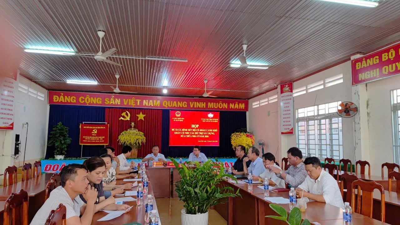 Xã Xuân Định tổ chức họp bình xét các hộ gia đình khó khăn về nhà ở đề xuất hỗ trợ sửa chữa, xây dựng năm 2026