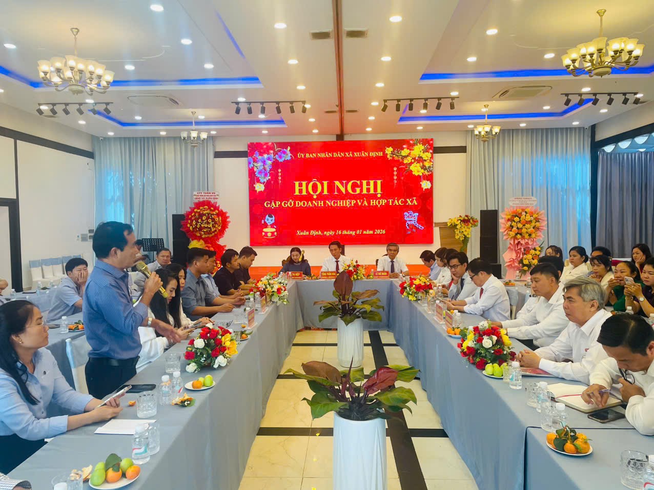 Hội nghị gặp gỡ các doanh nghiệp và hợp tác xã năm 2026 xã Xuân Định