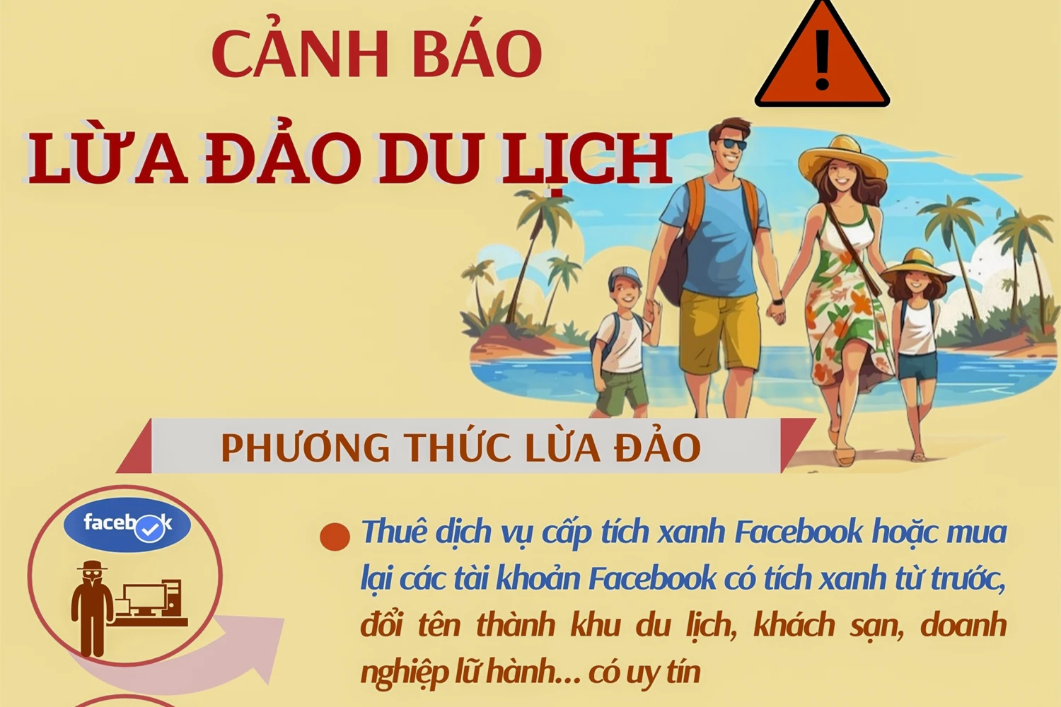 CẢNH BÁO CÁC PHƯƠNG THỨC, THỦ ĐOẠN LỪA ĐẢO TRONG HOẠT ĐỘNG DU LỊCH VÀ KHUYẾN CÁO ĐỐI VỚI NGƯỜI DÂN, KHÁCH DU LỊCH
