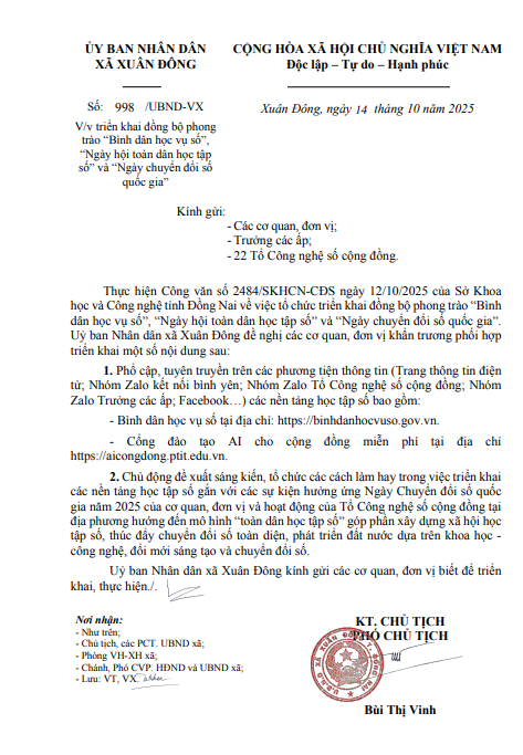 binh dan hoc vu so