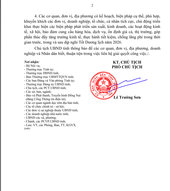 tb hioan doi lịch nghi tet duong lich 1