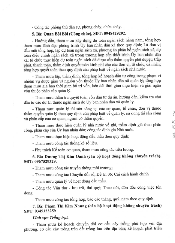 PHAN CONG NHIEM VU PKT XA 6