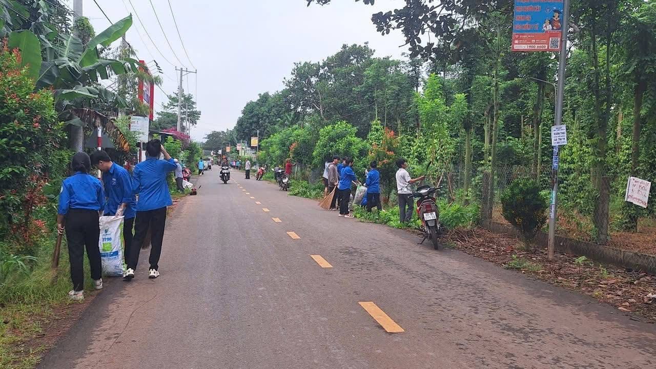 Có thể là hình ảnh về một hoặc nhiều người, cây, sương mù và đường