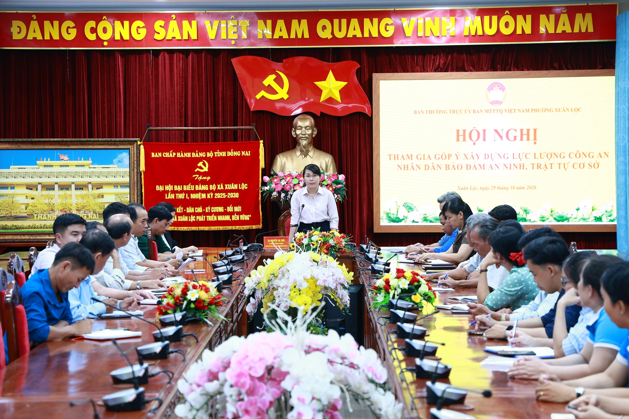 Ủy ban MTTQ Việt Nam phường Xuân Lộc triển khai công tác chuẩn bị Ngày hội Đại đoàn kết toàn dân tộc năm 2026