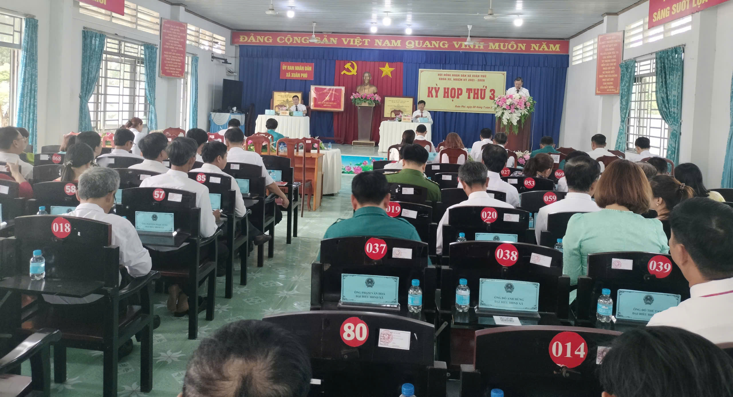 Kỳ họp lần thứ ba – Kỳ họp thường lệ giữa năm 2025  Hội đồng nhân dân xã Xuân Phú khóa XII, nhiệm kỳ 2021- 2026