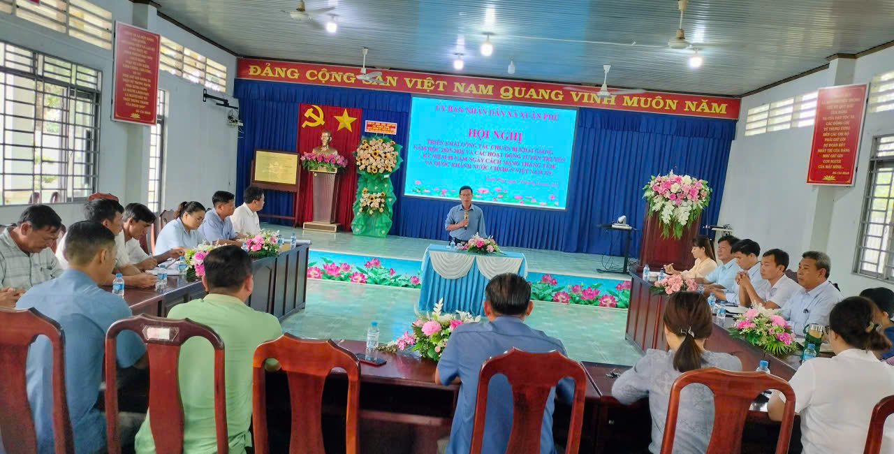 XÃ XUÂN PHÚ TRIỂN KHAI CÔNG TÁC KHAI GIẢNG  NĂM HỌC 2025-2026 VÀ HOẠT ĐỘNG TUYÊN TRUYỀN  KỶ NIỆM 80 NĂM CÁCH MẠNG THÁNG TÁM, QUỐC KHÁNH 2/9