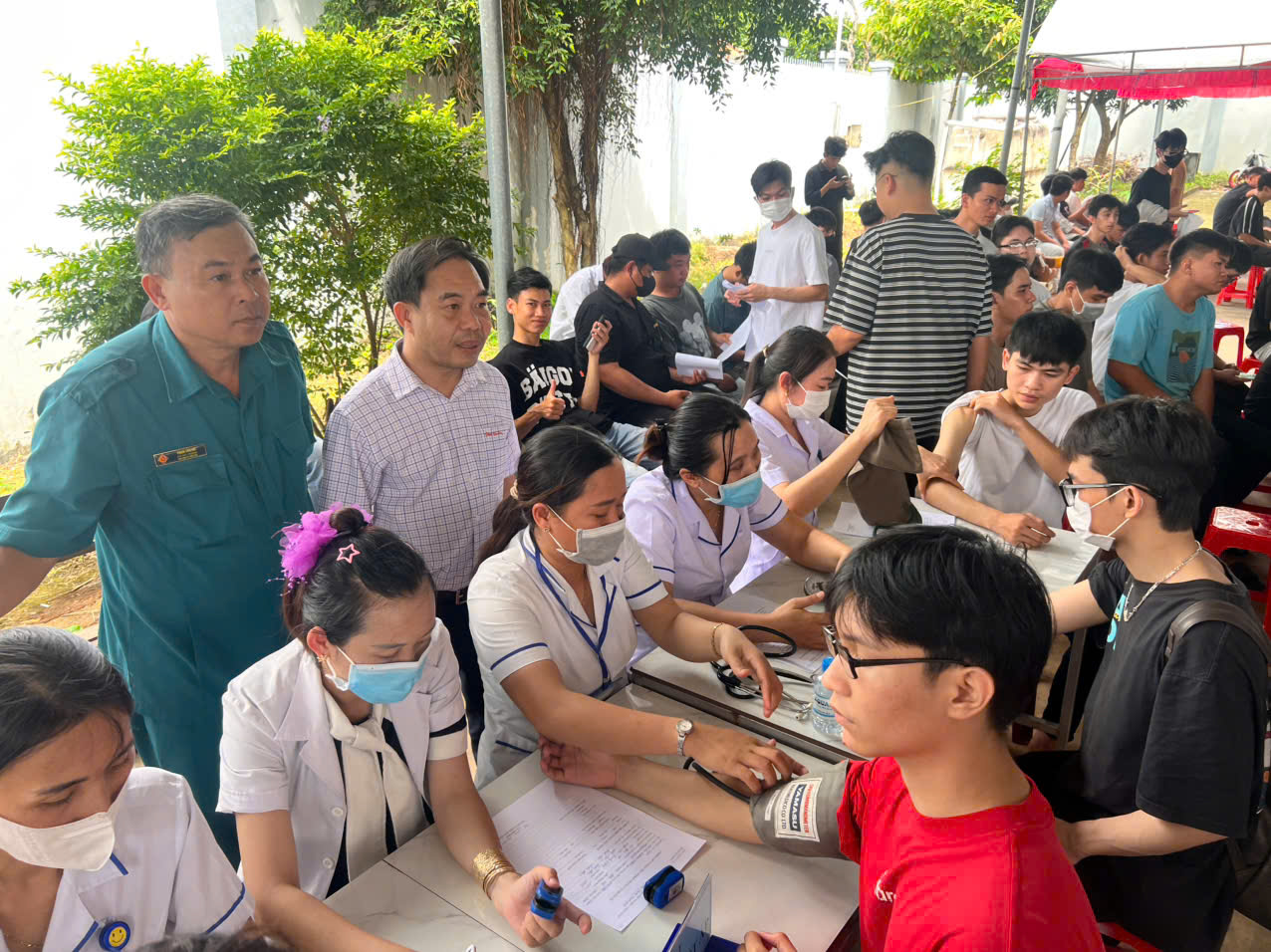 THANH NIÊN XUÂN PHÚ HĂNG HÁI THAM GIA  SƠ TUYỂN NGHĨA VỤ QUÂN SỰ NĂM 2026