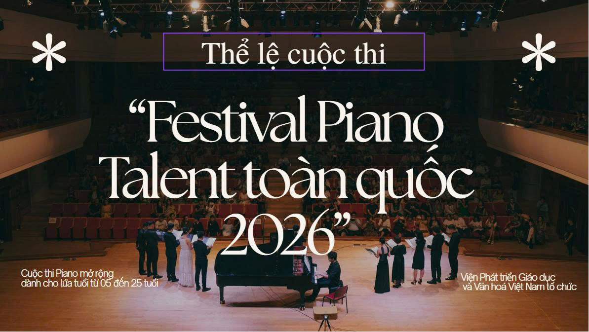 THỂ LỆ CUỘC THI FESTIVAL PIANO TALENT 2026