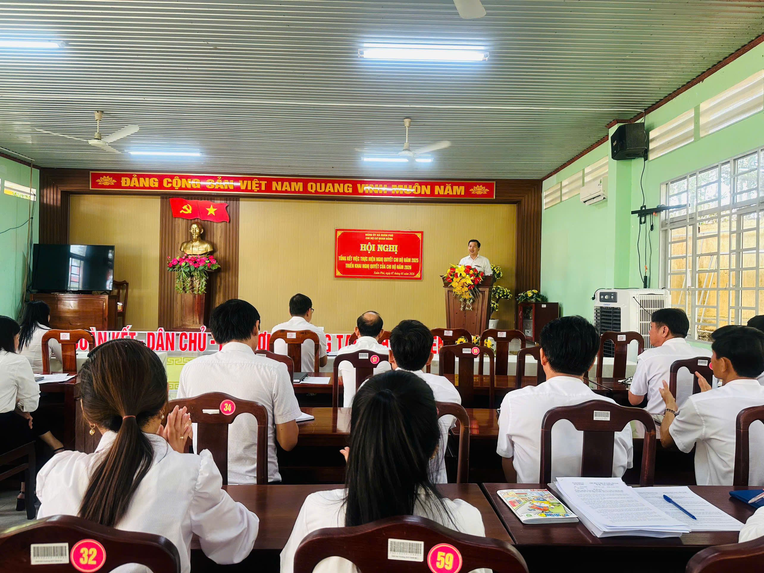 CHI BỘ CƠ QUAN ĐẢNG TỔNG KẾT CÔNG TÁC NĂM 2025 VÀ TRIỂN KHAI NHIỆM VỤ NĂM 2026