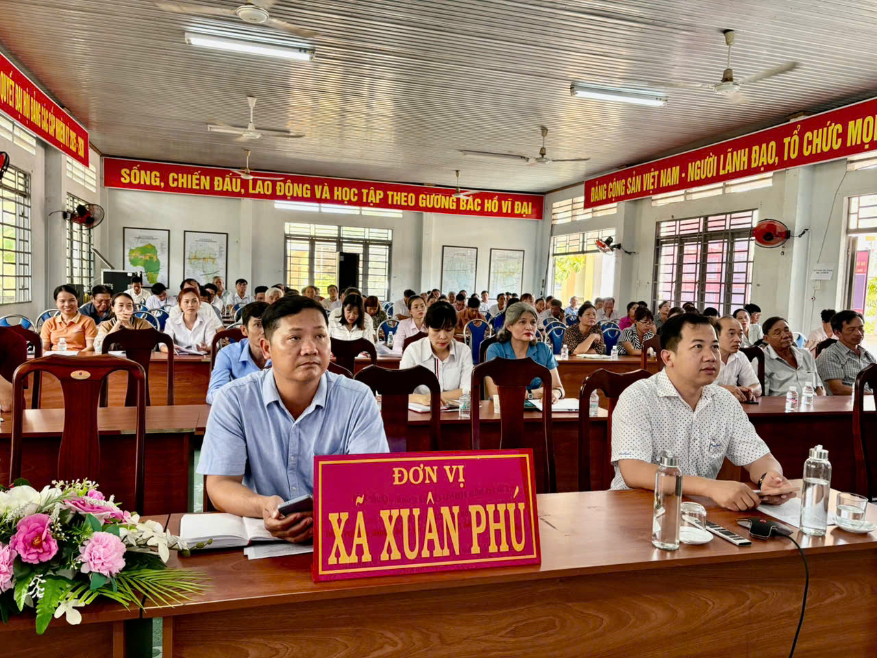 XUÂN PHÚ THAM GIA HỘI NGHỊ TRỰC TUYẾN CÔNG TÁC BẦU CỬ
