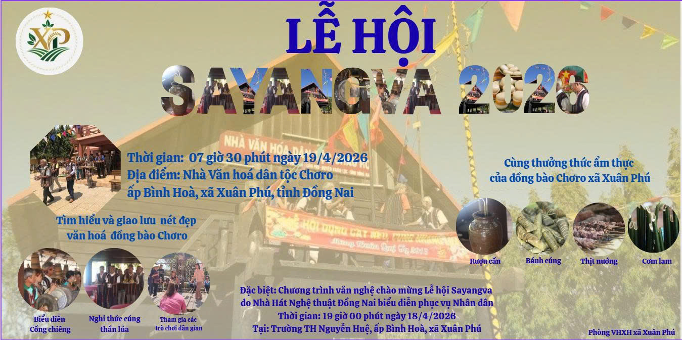 THÔNG BÁO VỀ THỜI GIAN TỔ CHỨC LỄ HỘI SAYANGVA NĂM 2026