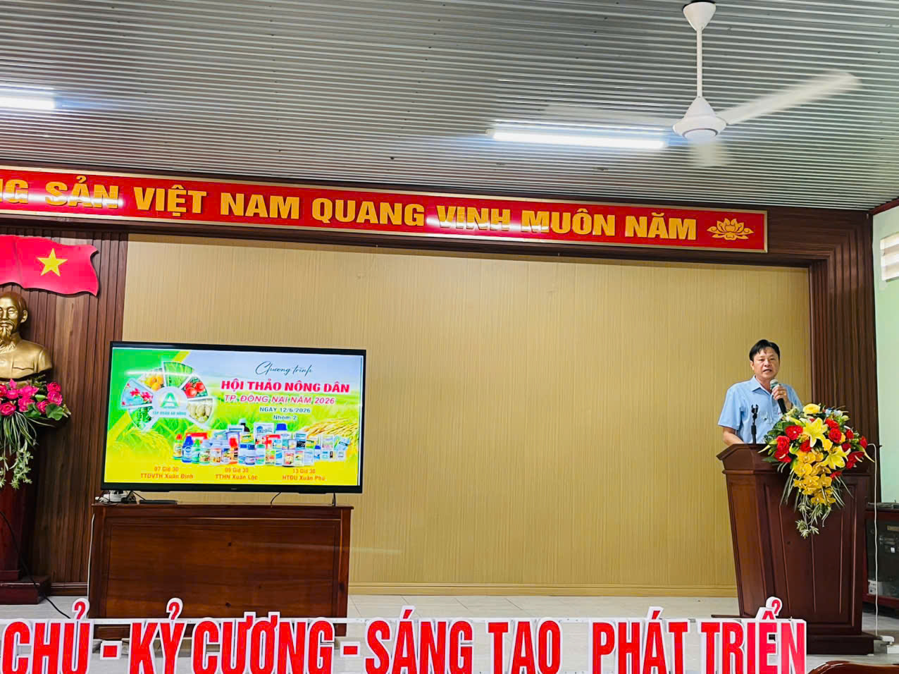 XUÂN PHÚ TỔ CHỨC HỘI THẢO HƯỚNG DẪN SỬ DỤNG THUỐC BẢO VỆ THỰC VẬT AN TOÀN, HIỆU QUẢ TRÊN CÂY TRỒNG