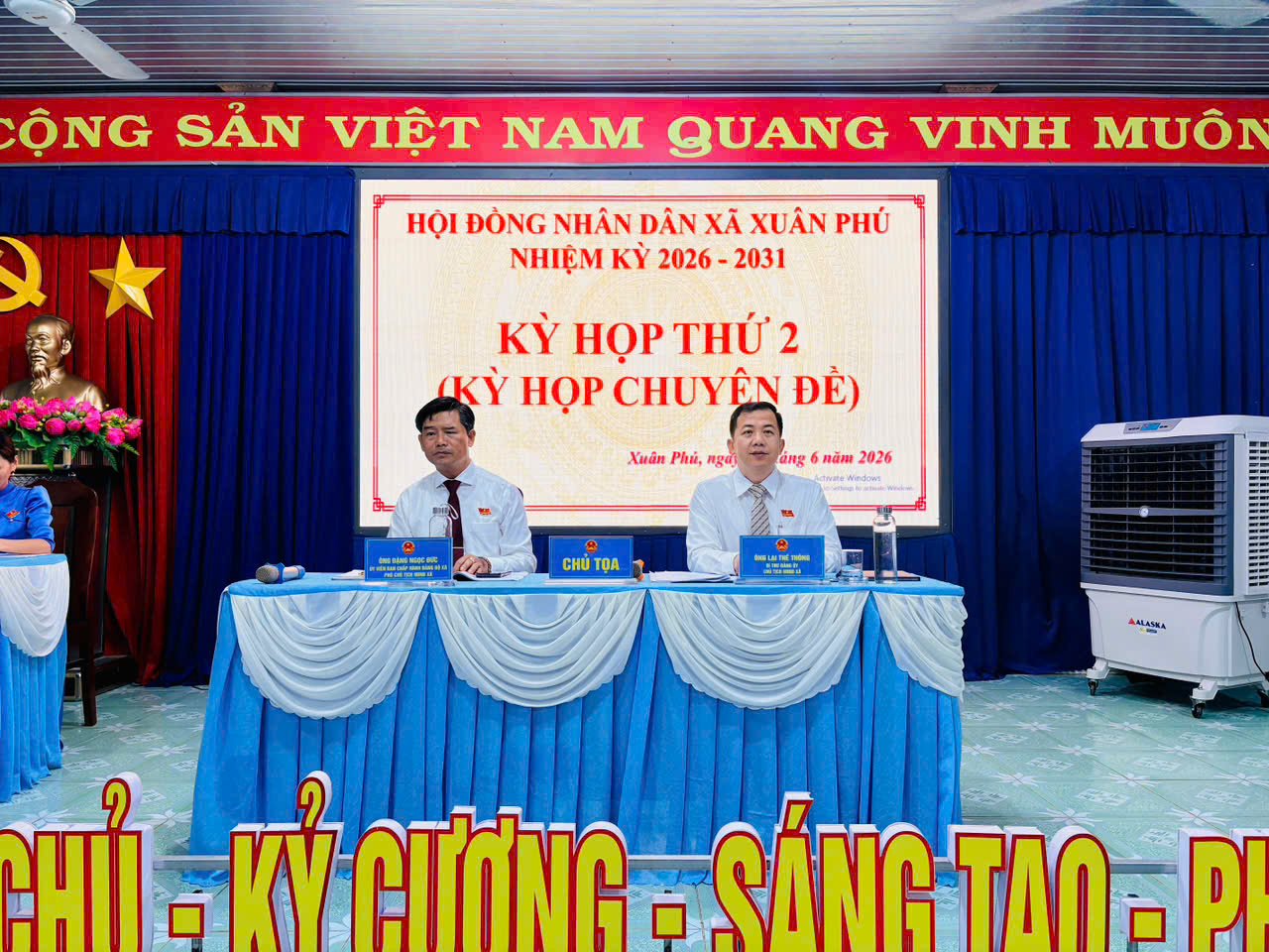 HĐND XÃ XUÂN PHÚ TỔ CHỨC KỲ HỌP THỨ 2 (KỲ HỌP CHUYÊN ĐỀ), NHIỆM KỲ 2026 – 2031