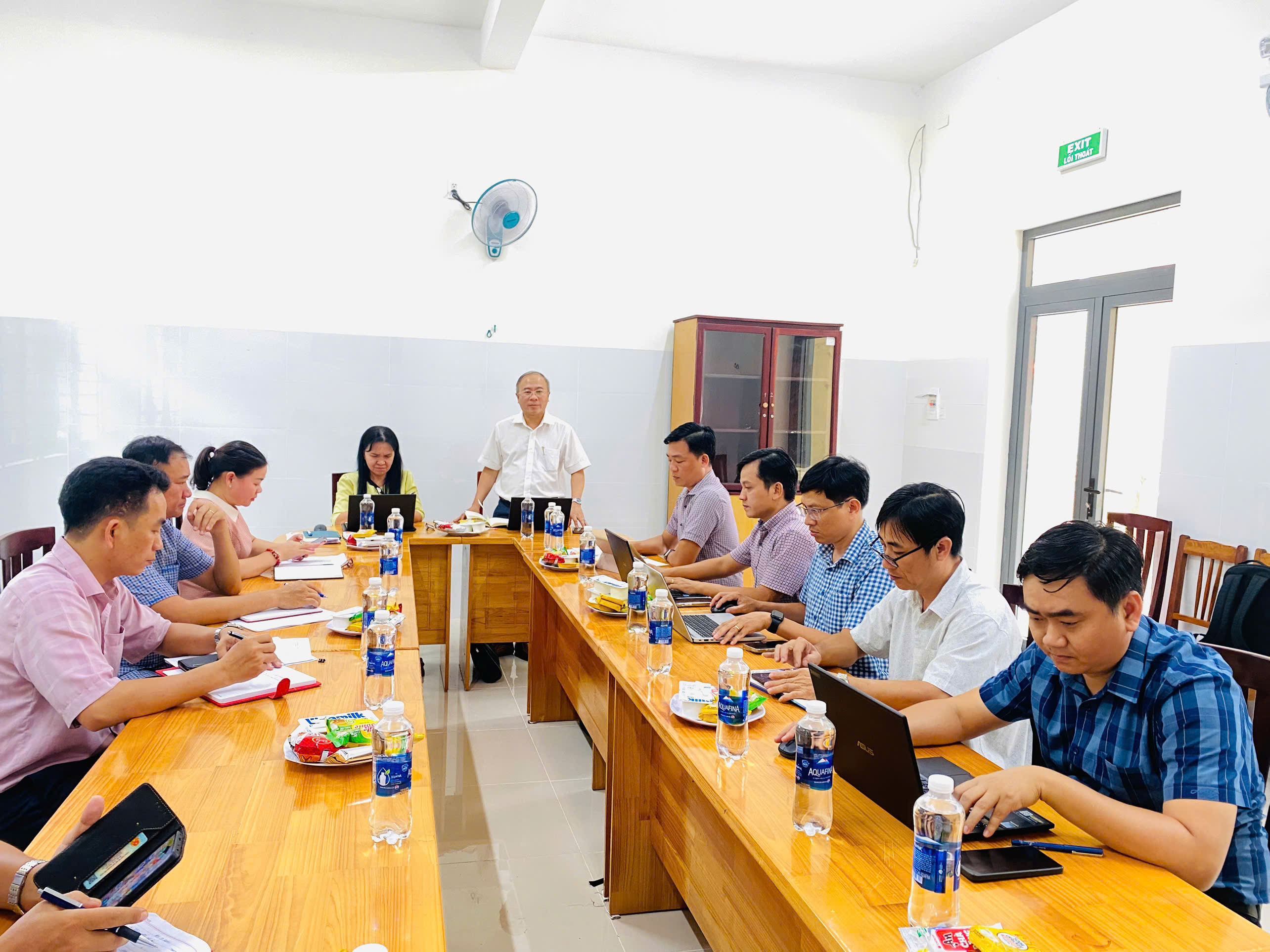 Sở Khoa học công nghệ làm việc với UBND xã Xuân Thành  về công tác chuyển đổi số