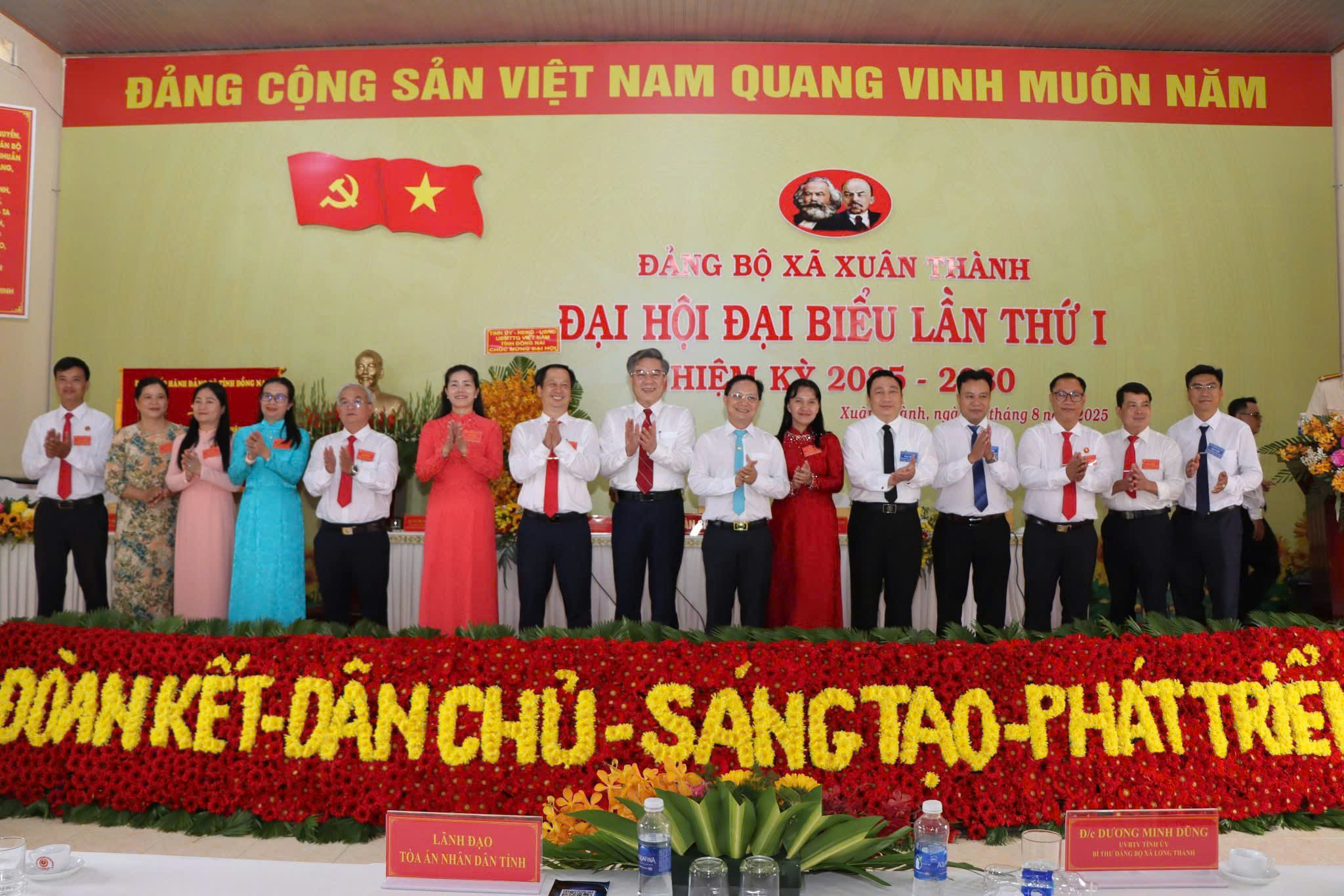 XÃ XUÂN THÀNH LONG TRỌNG TỔ CHỨC ĐẠI HỘI ĐẢNG BỘ XÃ LẦN THỨ I, NHIỆM KỲ 2025–2030
