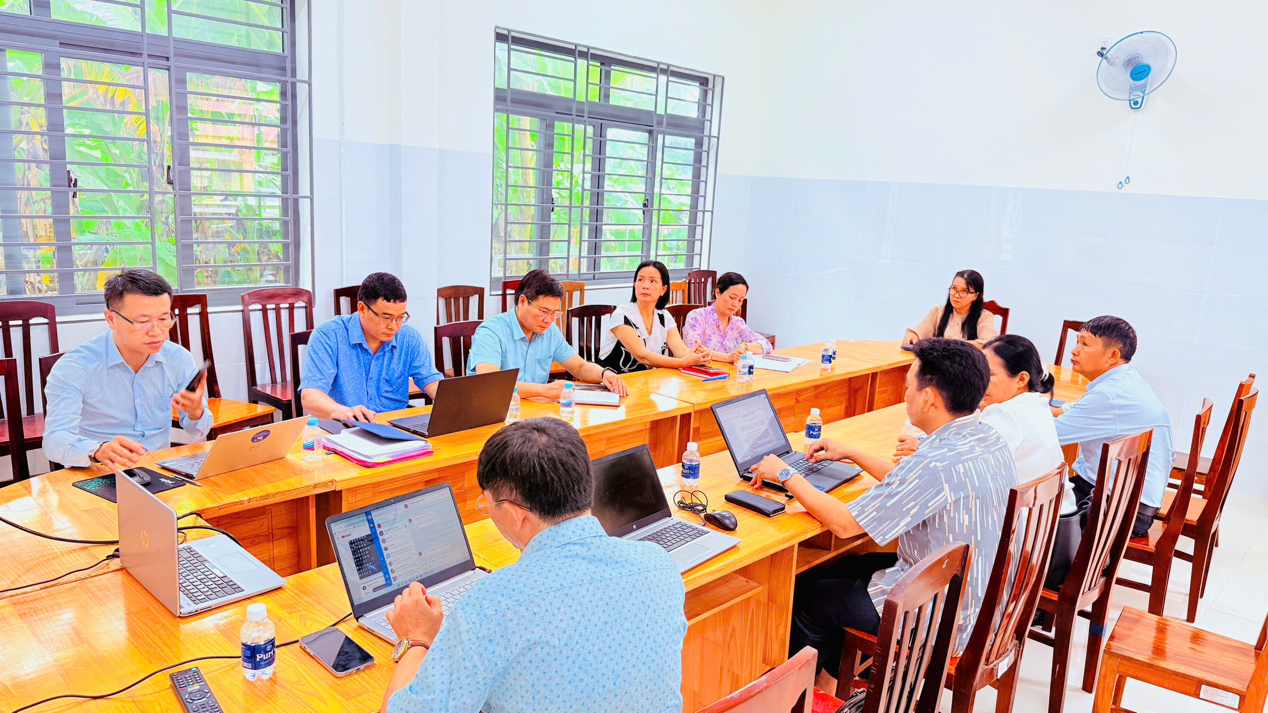 Xã Xuân Thành tham dự họp trực tuyến với Lãnh đạo UBND Tỉnh, các sở ban ngành của Tỉnh về công tác giáo dục