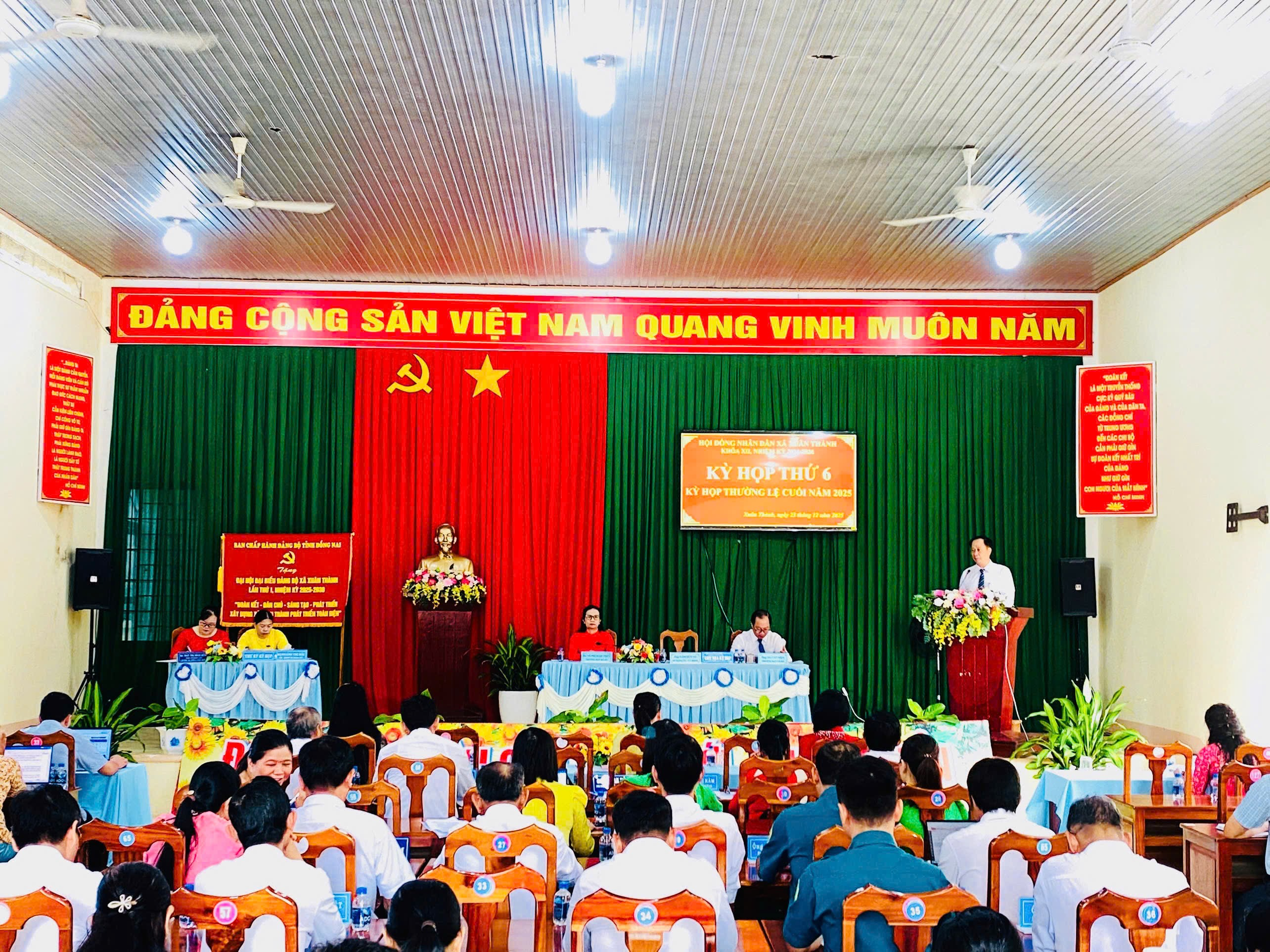 Khai mạc kỳ họp thứ 6 HĐND xã Xuân Thành khóa XII, NK 2021 2026