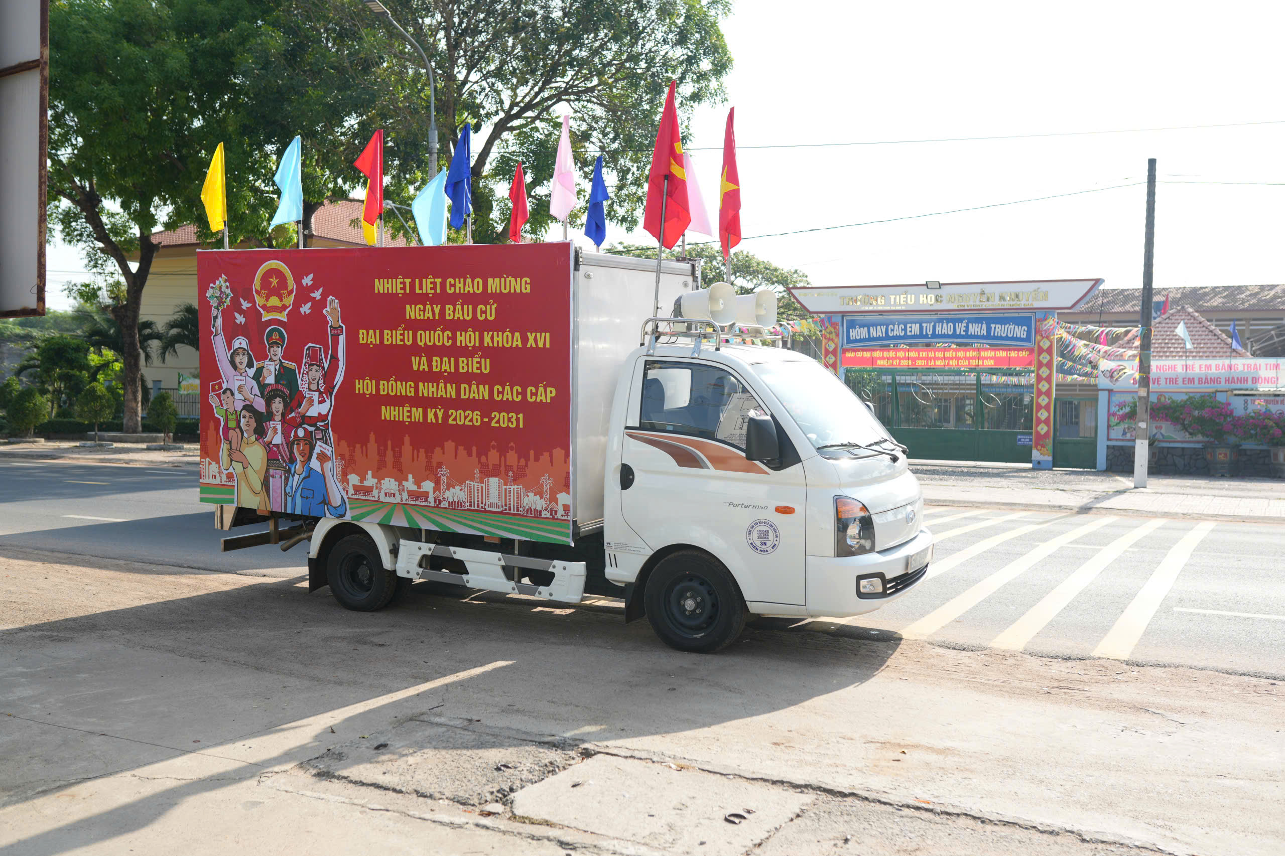 Xuân Thành đẩy mạnh tuyên truyền bầu cử, tạo khí thế sôi nổi hướng về ngày hội lớn của toàn dân